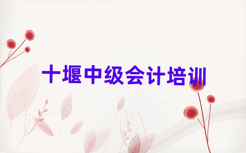 十堰茅箭區中級會計培訓課程那個好名單一覽